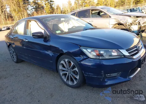 2013 Honda Accord Sport from USA, damaged, VIN 1HGCR2F52DA141896